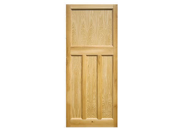 30s solid oak wooden door panel