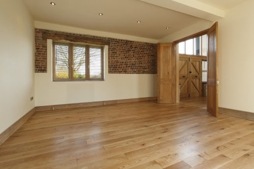 Solid wood floor installed by UK Wood Floors
