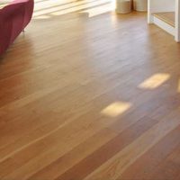 Solid oak wooden flooring